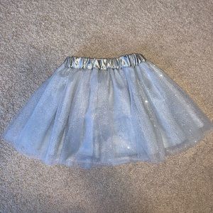 Toddler Girl Silver Tutu 3T